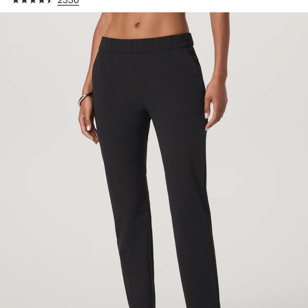 Vuori Miles ankle Women's Black Straight Leg Pants small nwt